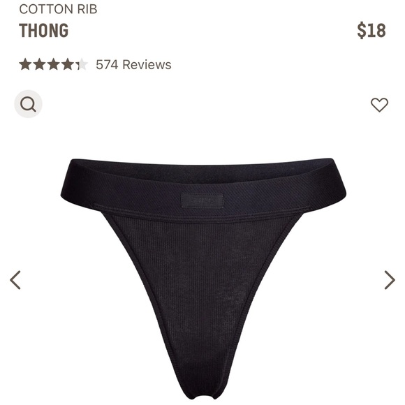 Brand new with tag Skims cotton thong - Picture 1 of 1